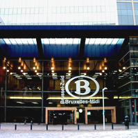 Brüssel Gare du Midi, Ankunftsbahnhof des Thalys aus Düsseldorf
