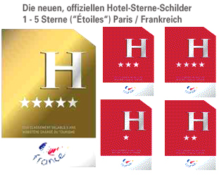 Hotel Sterne Kategorien Frankreich/Paris