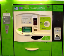 Paris Metro Ticket Automat